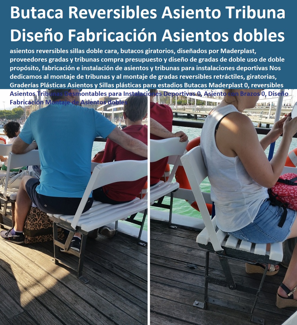 Graderías Plásticas Asientos y Sillas plásticas para estadios Butacas Maderplast 0, reversibles Asientos Tribunas Desmontables para Instalaciones Deportivas 0, Asiento con Brazos 0, Diseño Fabricación Montaje de Asientos dobles Graderías Plásticas Asientos y Sillas plásticas para estadios Butacas Maderplast 0, reversibles Asientos Tribunas Desmontables para Instalaciones Deportivas 0, Asiento con Brazos 0, Diseño Fabricación Montaje de Asientos dobles
